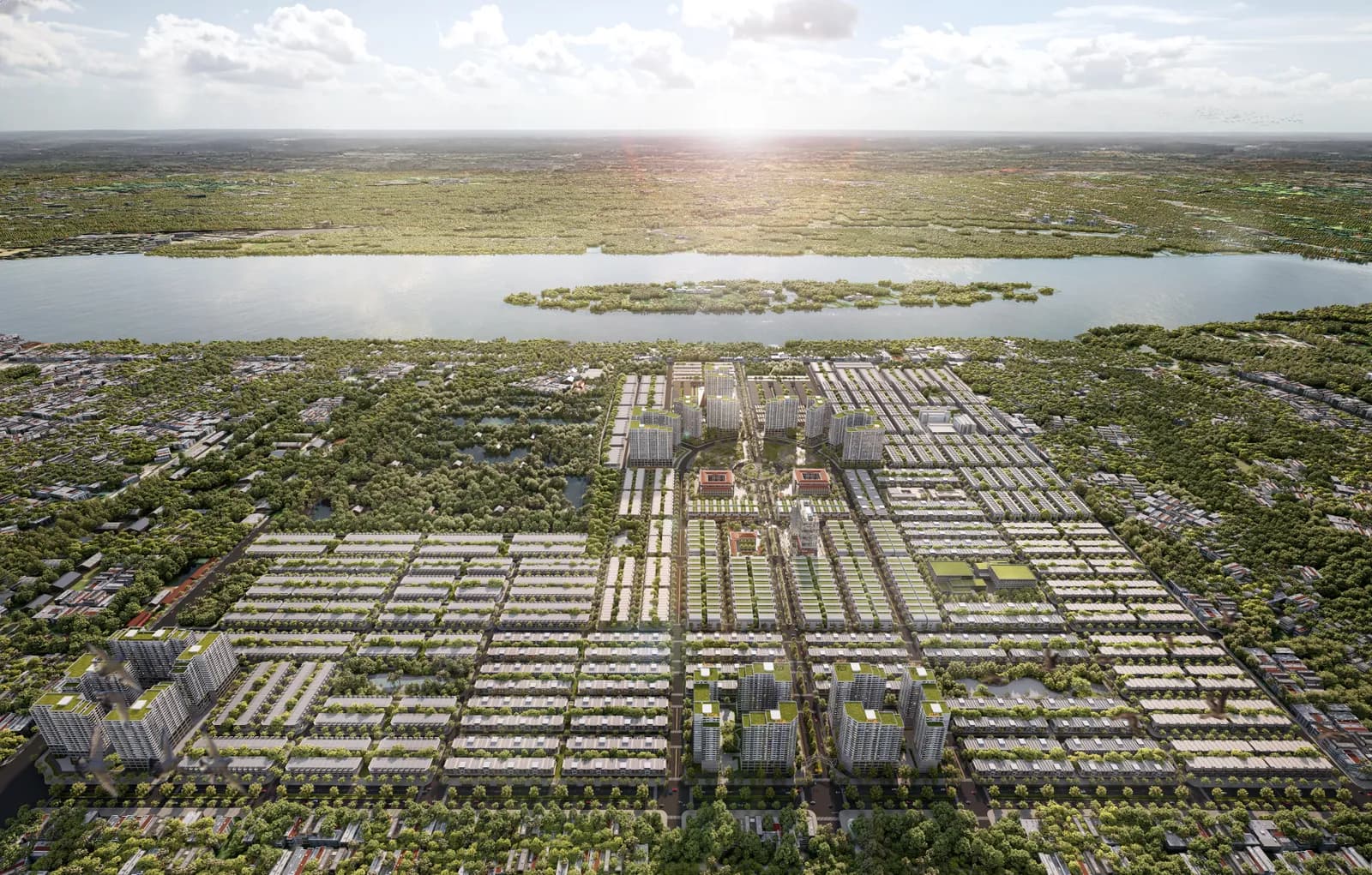 Toàn cảnh vị trí Stella Icon trong khu đô thị KITA Airport City Bình Thủy